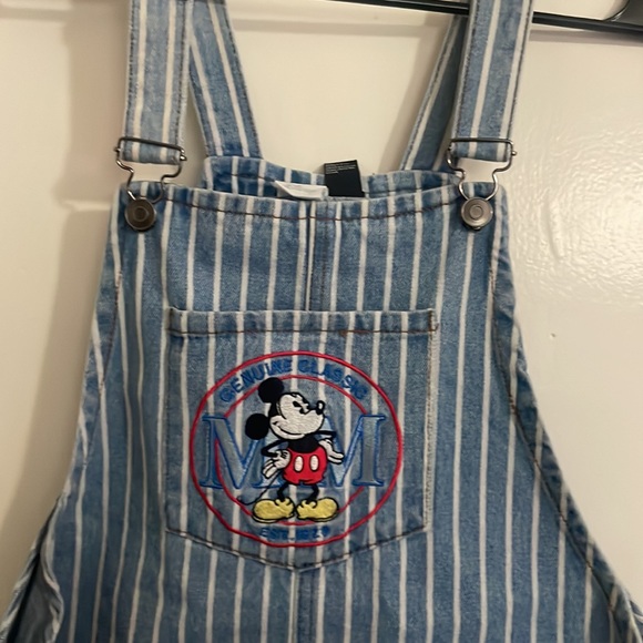 Mickey Mouse Overalls Woman size M Forever 21 - Picture 2 of 5